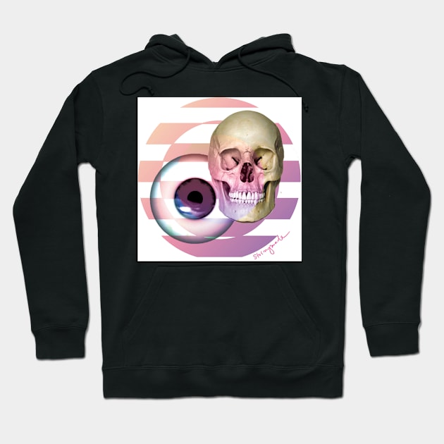 Eyeball Skull Hoodie by STORMYMADE